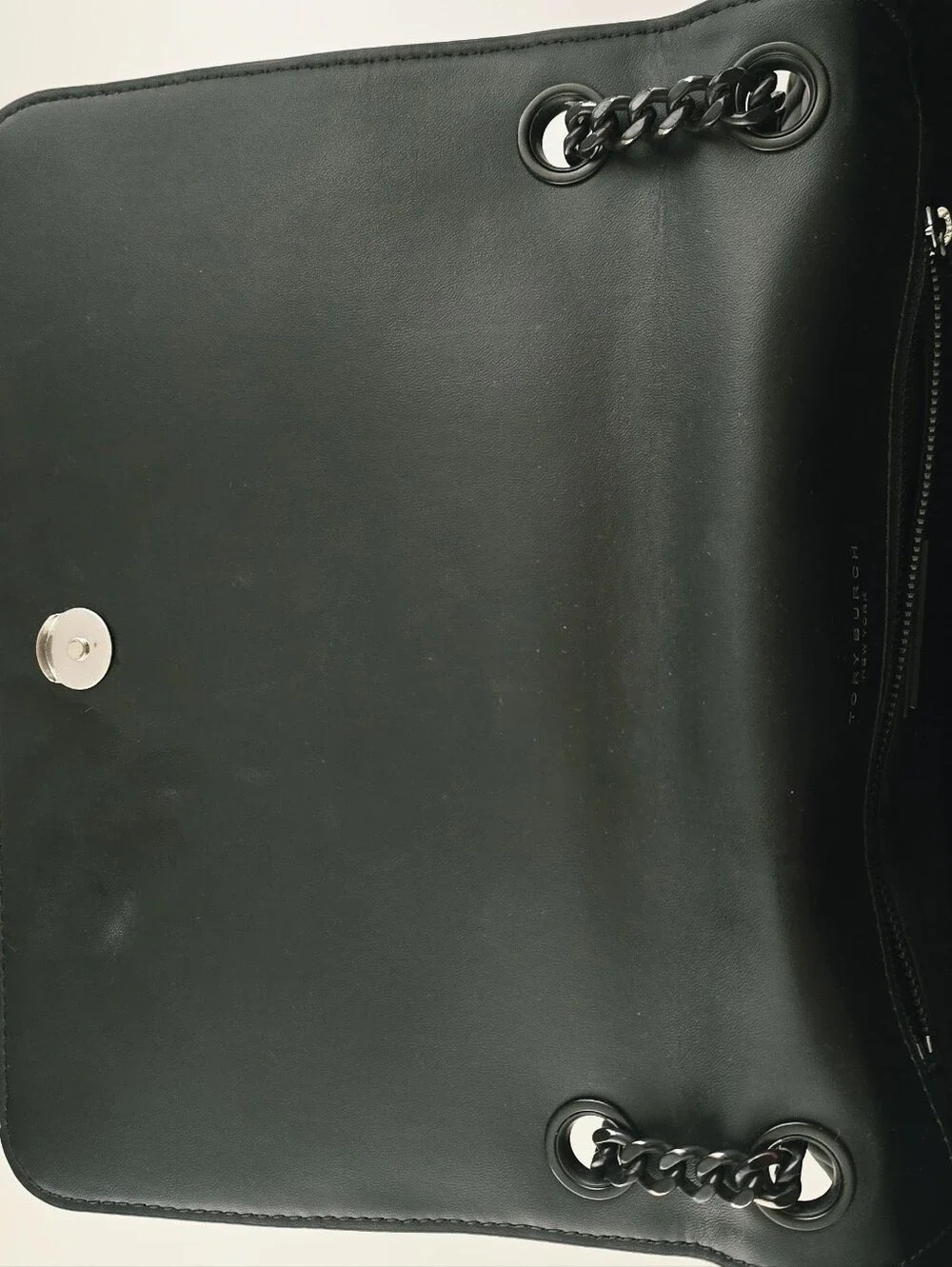 Tory Burch Willa Matte Black Quilted Leather Convertible Shoulder Bag